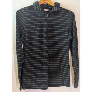 Columbia Outdoor Women's Size M Medium Fleece Pullover Stripe 1/4 Zip (79m)
